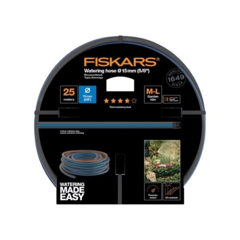 Шланг поливочный Fiskars 1027098; 5/8''; 25 m