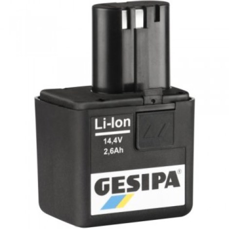 Akumulators Gesipa 1457269; 14,4V, 2,6 Ah; Li-ion