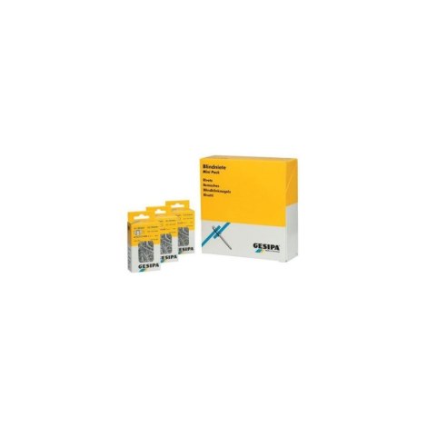 Kniedes Gesipa 6313124; 3x12 mm