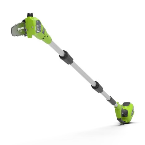 Teleskopiskā zaru zāģa piederums Greenworks G24PS20; 24 V (bez akumulatora un lādētāja)