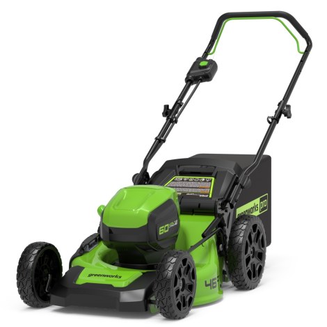 Аккумуляторная газонокосилка Greenworks GD60LM46HP; 60 V (без аккумулятора и зарядного устройства)
