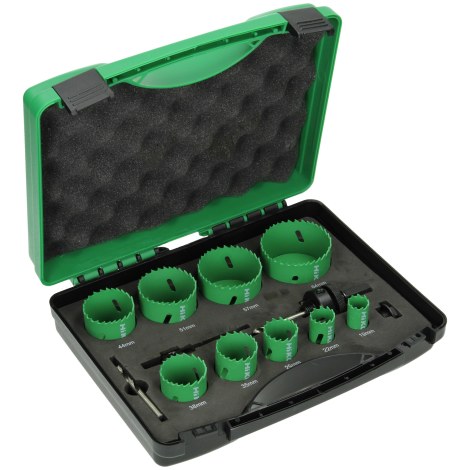 Kroņurbju komplekts Hikoki HSS Bi-Metal 752173; 19-64 mm; 13 gab.