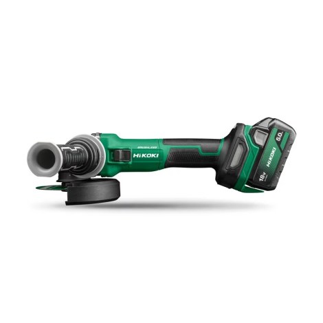 Leņķa slīpmašīna Hikoki G1813DVEWQZ; 18V; 2x5,0 Ah akum.