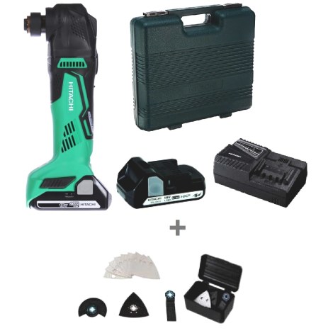 Универсальный инструмент Hitachi CV18DBL-RF; 18 V 2x2,5 Ah аккум.