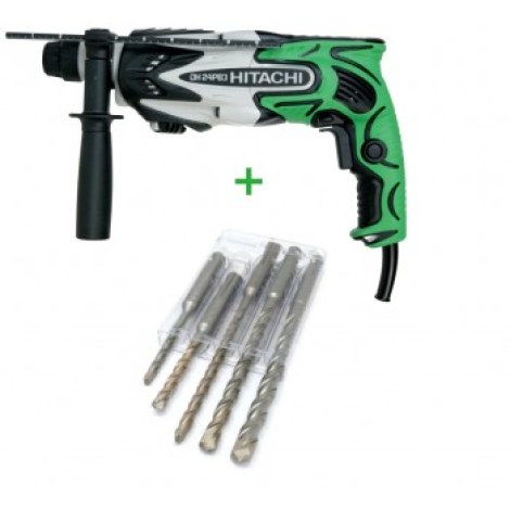 Перфоратор Hitachi DH24PB3; 3,2 J; SDS-Plus + аксессуары
