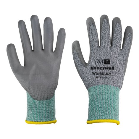 Перчатки Honeywell WorkEasy 13G GY PU A3/C; 9/L размер