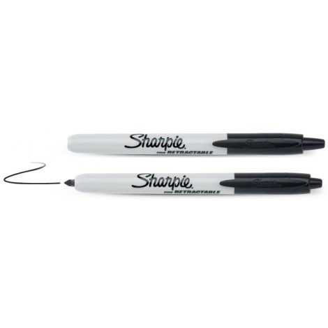 Маркер Irwin Sharpie Retractable черный