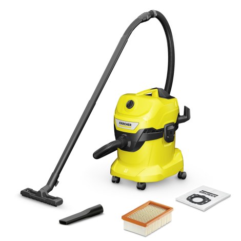 Sausās un mitrās tīrīšanas putekļsūcējs Karcher WD 4 V-20/4/35