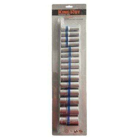 Набор ключей для сокета KingRoy KR3176315; 1/2''; 15 шт.