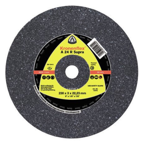 Абразивный режущий диск Klingspor A 24 R Supra; 125x2,5 mm; FL; 1 шт.
