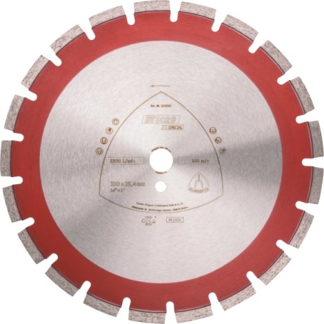 Алмазный отрезной диск Klingspor DT 902 B Special; 300x2,8x25,4 mm