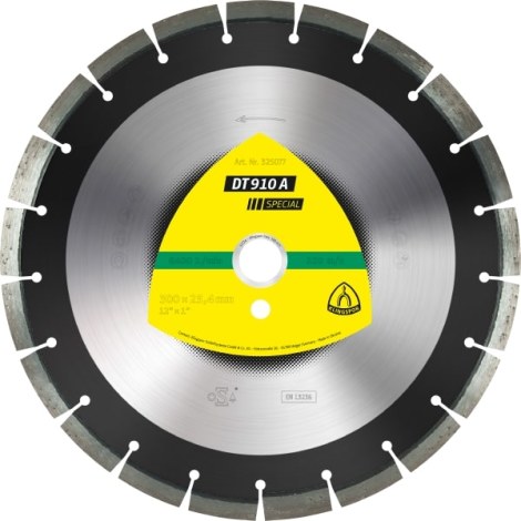 Алмазный отрезной диск Klingspor DT 910 A Special; 300x2,8x25,4 mm