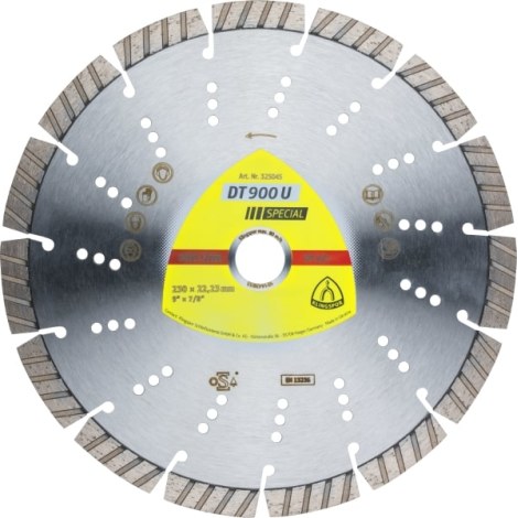 Алмазный отрезной диск Klingspor DT 900 U Special; 400x3,2x25,4 mm