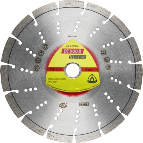 Алмазный отрезной диск Klingspor DT 900B Special; 115x2,4x22,23 mm