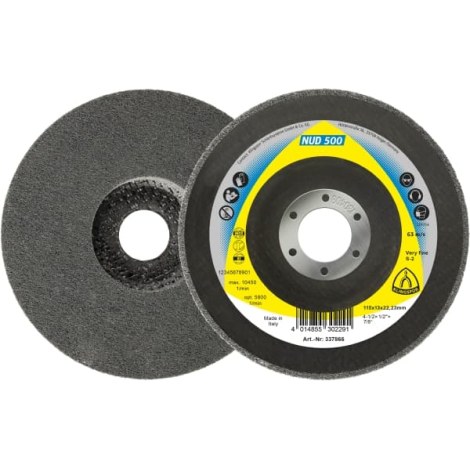 Filca disks tīrīšanai Klingspor NUD 500; CO; 115x13x22,23 mm; 5 gab.