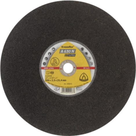 Abrazīvais griešanas disks Klingspor A 630 N; 350x2,5 mm; 10 gab.