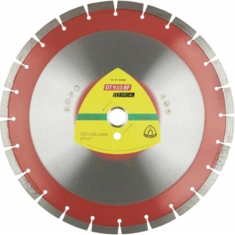 Алмазный отрезной диск Klingspor DT 910 BF Special; 400x25,4 mm