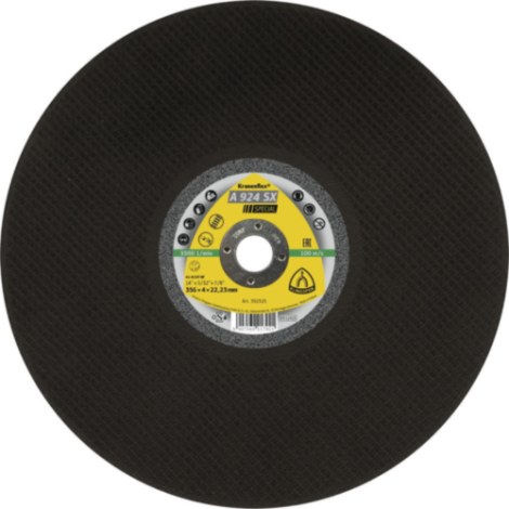 Абразивный режущий диск Klingspor A 924 SX SPECIAL; 305x3,5 mm; 1 шт.