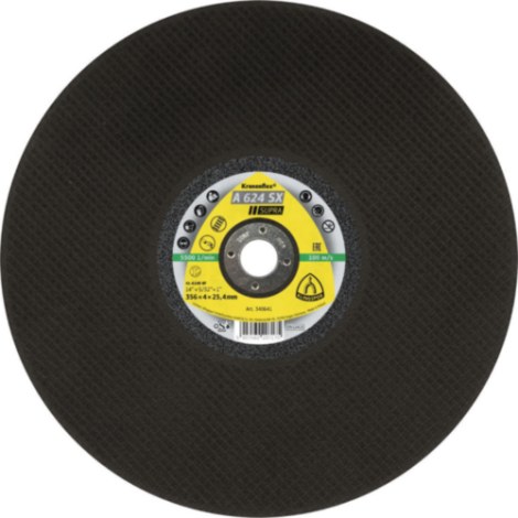 Abrazīvais griešanas disks Klingspor A 624 SX Supra; 305x3,5 mm; 10 gab.