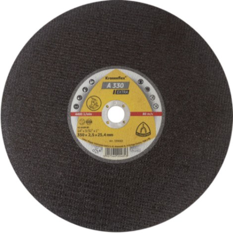 Abrazīvais griešanas disks Klingspor A 330 Extra; 406x3 mm; 1 gab.