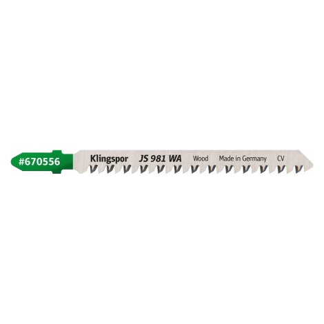 Пилки для лобзиков Klingspor 670545; 170 mm; 5 шт.