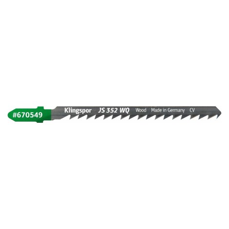 Пилки для лобзиков Klingspor 670549; 100 mm; 5 шт.