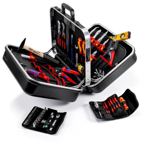 Instrumentu komplekts Knipex 002142; 63 gab.
