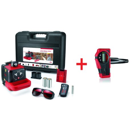 Rotācijas lāzernivelieris Leica Roteo 20HV + lāzera uztvērējs Leica R250