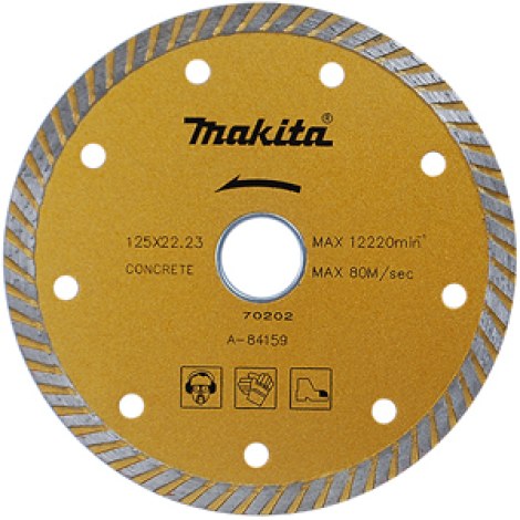 Алмазный отрезной диск Makita Turbo; 125 mm