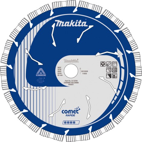 Алмазный отрезной диск Makita Comet Rapid; 300 mm