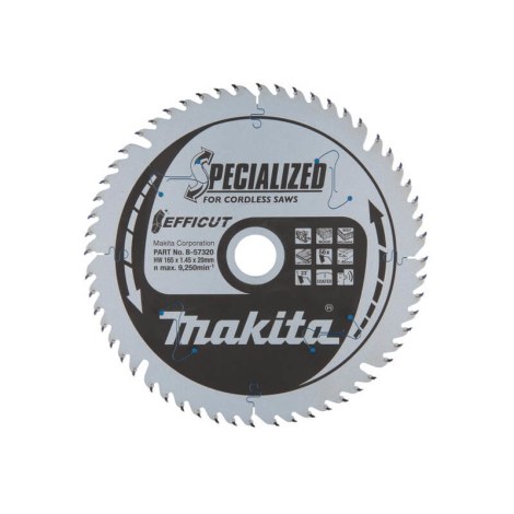 Пильный диск по дереву Makita B-57320-5; 165x1,45x20 mm; Z56; 23°; 5 шт.