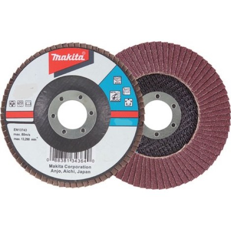 Lāpstveida slīpēšanas disks Makita; 125 mm; P80; 1 gab.