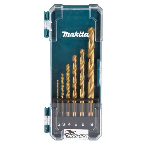 Набор сверл Makita D-72833; 2-8 mm; 6 шт.