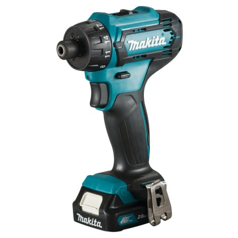 Urbjmašīna-skrūvgriezis Makita DF033DWAE; 12 V; 2x2,0 Ah akum.