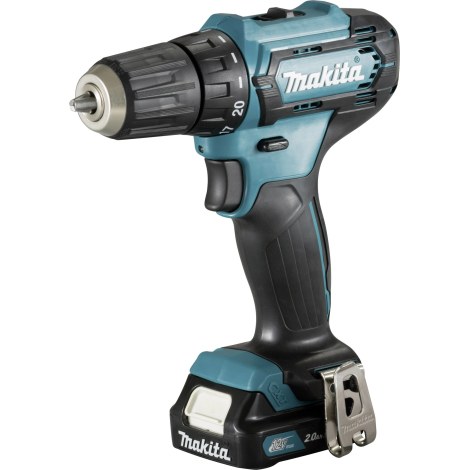 Дрель-шуруповерт Makita DF333DSAE; 12 V; 2x2,0 Ah аккум.