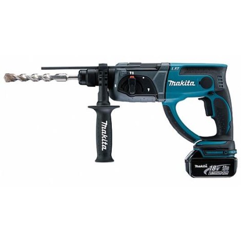 Акум. перфоратор Makita DHR202RFJ; 2,0 J; SDS-plus; 18 V; 2x3,0 Ah аккум.