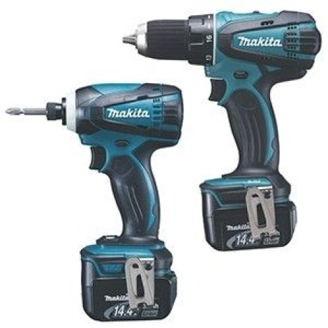 Набор инструментов Makita DK1465S (BDF446 + DTD134); 14,4 V; 2x3,0 Ah аккум.