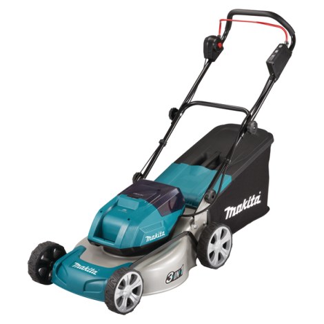 Akumulatora zāles pļāvējs Makita DLM460Z; 2x18 V (bez akumulatora un lādētāja)