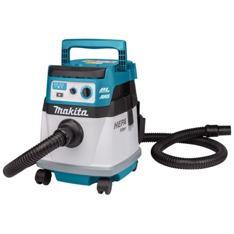 Akumulatora putekļsūcējs Makita DVC157LZX3; 2x18 V (bez akumulatora un lādētāja)