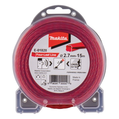 Aukla trimmerim Makita; 2,7 mm x 15 m