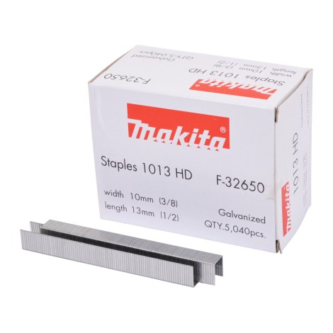 Skavas Makita F-32650; 10x13 mm; 5040 gab.; rūdītas