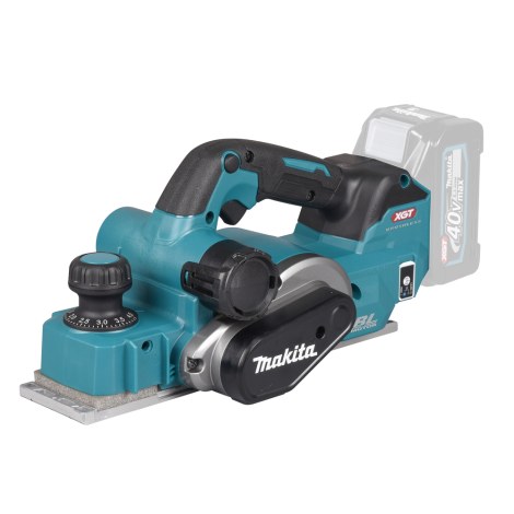Ēvele ar akumulatoru Makita KP001GZ; 40 V (bez akumulatora un lādētāja)
