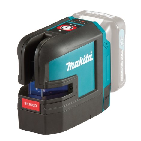 Krustveida lāzera nivelieris Makita SK105DZ; 12 V (bez akumulatora un lādētāja)