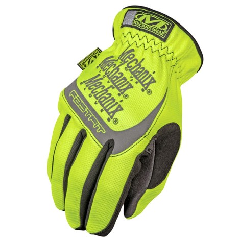 Cimdi Mechanix Wear FastFit HiViz Yellow; XL