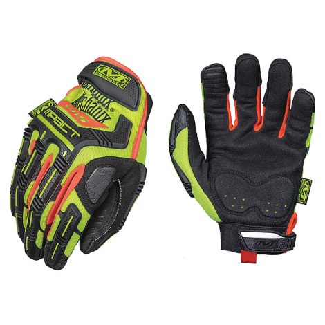 Cimdi Mechanix Wear Hi-Viz M-Pact E5; XL