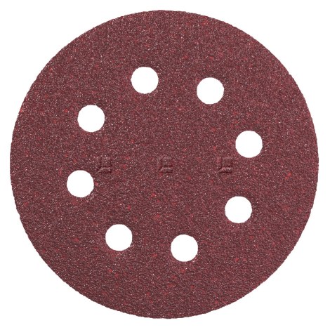 Smilšpapīrs ekscentra slīpmašīnai Metabo; 125 mm; K240; 25 gab.