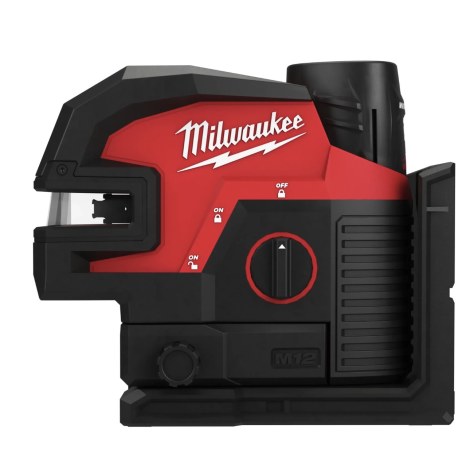 Крестовой лазерный нивелир Milwaukee M12 CLL4P-301C
