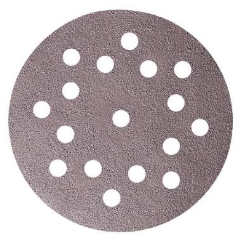 Smilšpapīrs Mirka Q.Silver ACE; 125 mm; 17H; P240; 1 gab.
