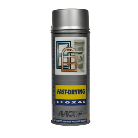 Краска Motip ELOXALSPRAY SILVER; 400 ml; серебро