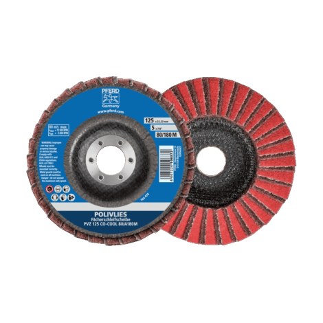 Лепестковый шлифовальный диск Pferd PVZ 125 CO-Cool 44695111; 125 mm; 60 A/100 G